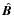 $\,\hspace{.3mm}\hat{\!\hspace{-.3mm}\bm{B}}$
