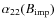 $\alpha_{22}(B_{{\rm imp}})$