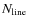$N_{\rm line}$