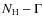 $N_{\rm H} - \Gamma $
