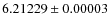 $6.21229 \pm 0.00003$