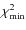$\chi^2_{\rm min}$