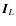 ${\vec I}_L$