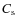 $C_{\rm s}$
