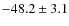 $-48.2\pm3.1$