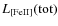 $L_{[{\rm FeII}]}({\rm tot})$