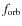 $f_{\rm orb}$