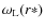 $\omega_{\rm L}(r*)$