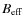 $B_{\rm {eff}}$