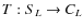 $T:S_L \to C_L$