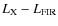 $L_{\rm X}-L_{\rm FIR}$