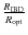 $\frac{R_{\rm IBD}}{R_{\rm opt}}$