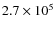 $2.7\times10^5$