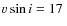 $v\sin i=17~$