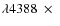 $\lambda4388~\times~$