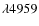 $\lambda 4959$