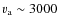 $v_{\rm a}\sim3000$