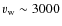 $v_{\rm w}\sim3000$