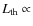 $L_{\rm th}\propto$