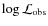 $\log{{\cal L}_{\rm obs}}$