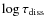 $\log{\tau_{\rm diss}}$