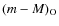 $(m-M)_{\rm O}$