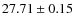 $27.71\pm0.15$