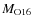 $M_{\rm O16}$