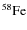 $\rm ^{58}Fe$