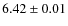$6.42\pm0.01$