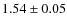 $1.54\pm0.05$