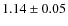$1.14\pm0.05$