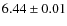 $6.44\pm0.01$