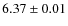 $6.37\pm0.01$