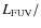 $L_{\rm FUV}/$