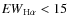 ${\it EW}_{\rm H\alpha} < 15$