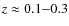 $z \approx 0.1{-}0.3$