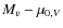 $M_v-\mu_{0,V}$