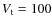 $V_{\rm t} = 100$