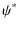 $\displaystyle \psi^{*}$
