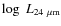 $\log~L_{\rm 24~\mu m}$