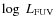 $\log~L_{\rm FUV}$