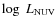 $\log~L_{\rm NUV}$