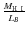 $\frac{M_{\rm H~I}}{L_B}$