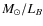 $M_{\odot}/L_B$