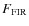 $F_{\rm FIR}$