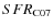 $SFR_{\rm C07}$