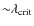 ${\sim}\lambda_{{\rm crit}}$