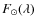 $F_{\odot}(\lambda)$