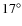 $17^\circ$